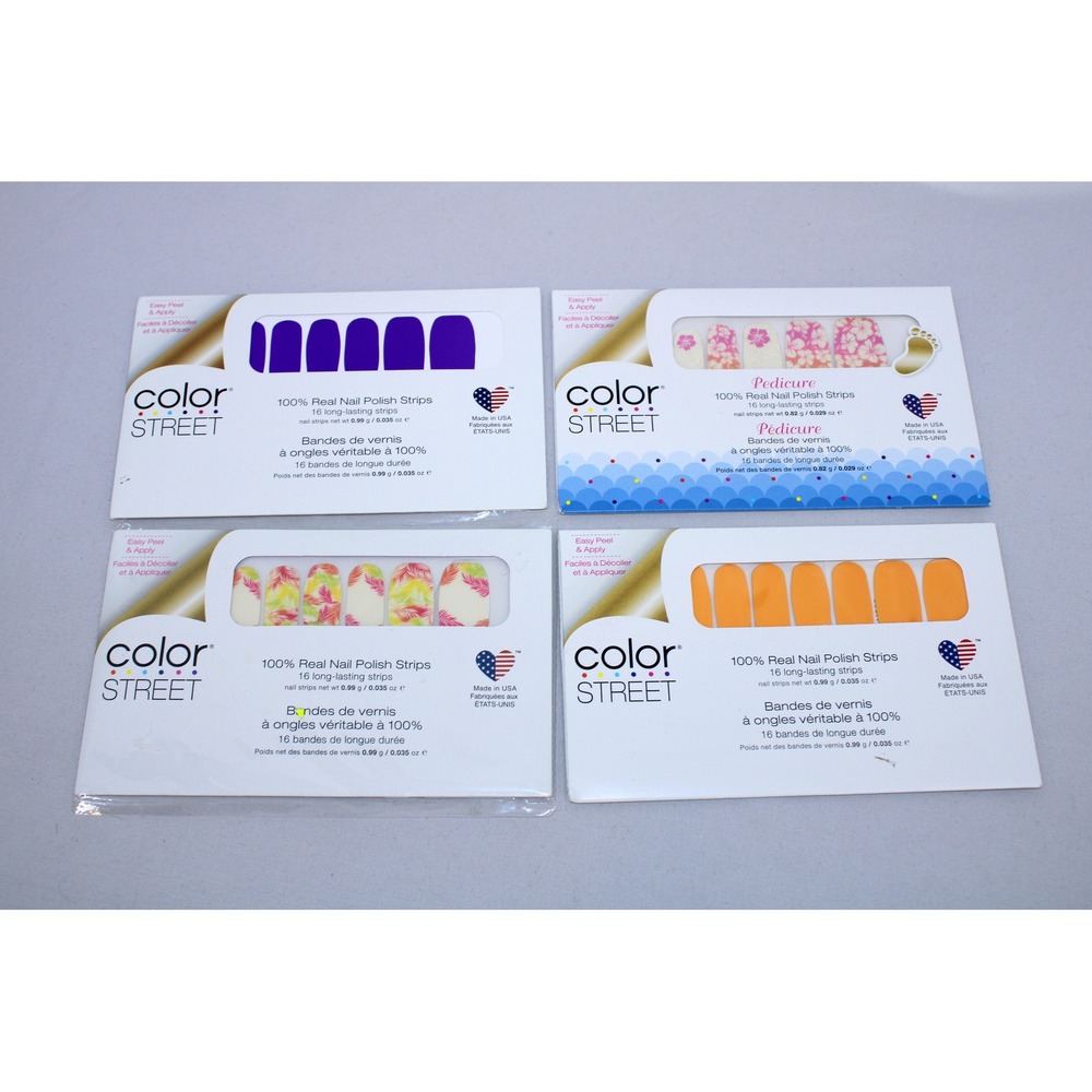 Color Street Nail Polish Strips Bundle Supercharged Frond of You 4pk